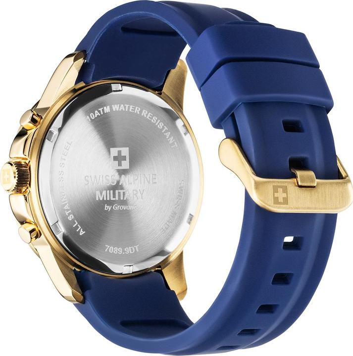 Immagine prodotto Swiss Alpine Military 7089.9815 Cronografo Uomo 44mm 10ATM (Cronografo, 44 mm)