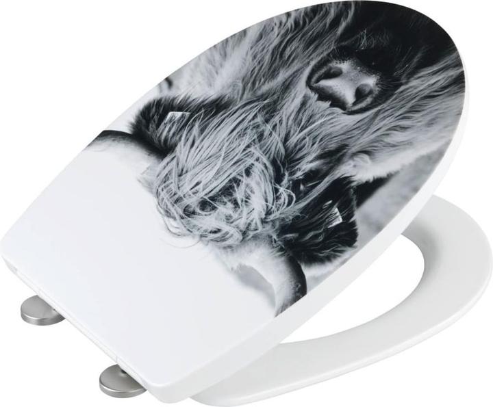 Image du produit Wenko Siège WC avec abaissement automatique Yak gris