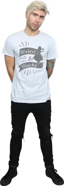 Actual product image Disney Mens Alice In Wonderland Weird And Wacky T-Shirt (L)