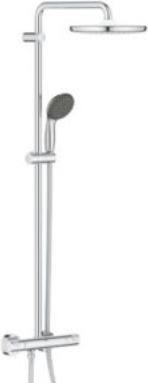 Productafbeelding Grohe Vitalio Start 250 douchesysteem - med termostat til vaegmontering 9,5l 26677000