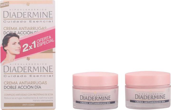 Actual product image Diadermine Double Action Anti Wrinkle Day Cream 50ml Set 2 Pieces (Facial care set)