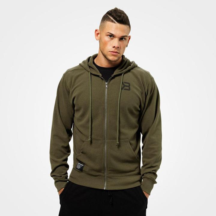 Better Bodies Stanton Zip Hood KHAKI GREEN (L)