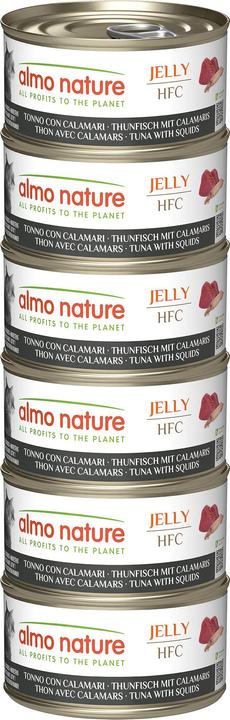 Produktbild Almo Nature Multipack mit Thunfisch und Calamaris (Adult, 6 Stk., 420 g)