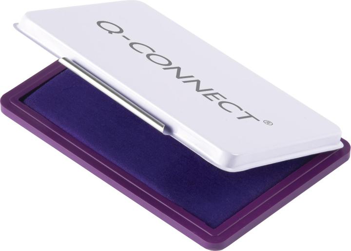 Actual product image Q-Connect Stamp pad violet, size: 2, impression size: 110 x 70 mm