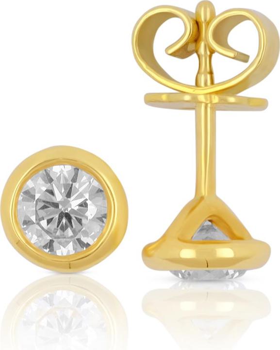 Muau Ohrstecker (750/18 K Gelbgold)