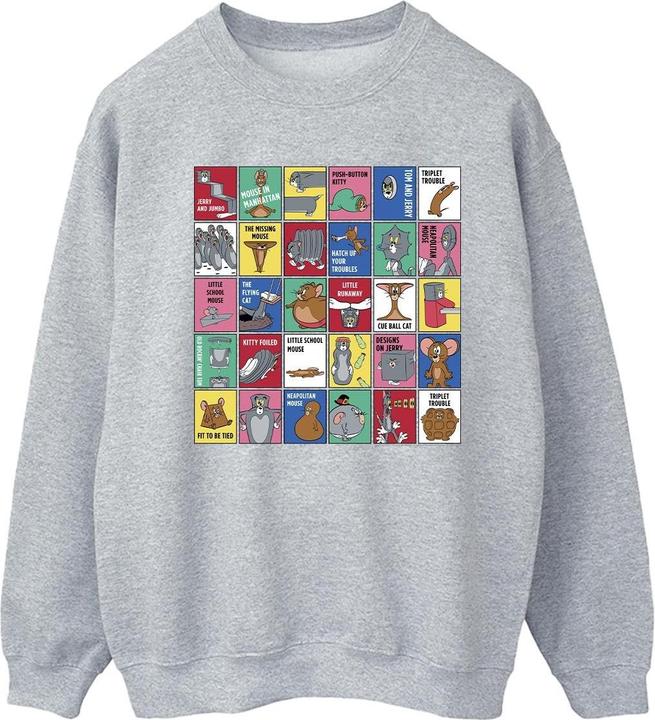 Produktbild Tom & Jerry Grid Squares Sweatshirt (S)