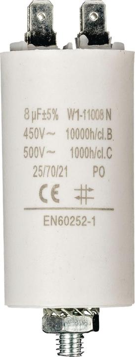 Magni Kondensator 8.0uf / 450 v + Aarde