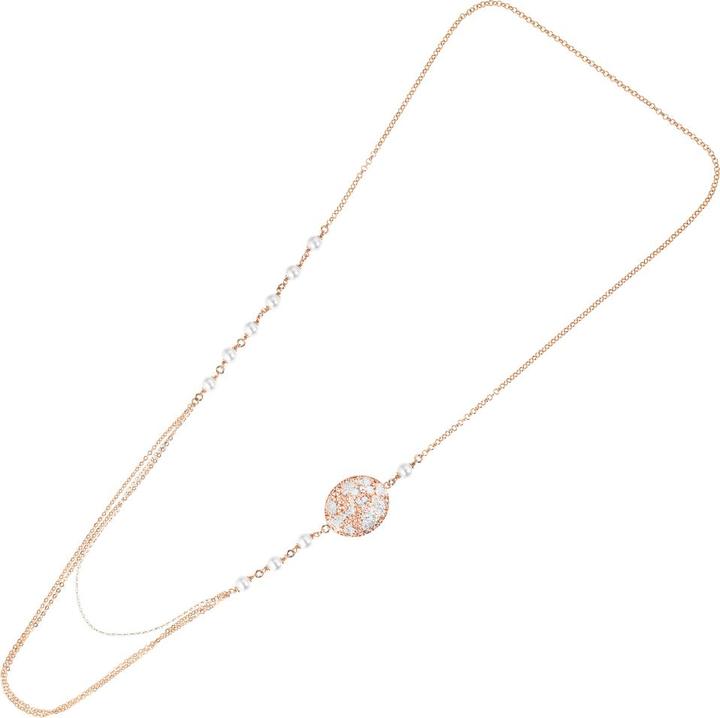 Ottaviani Bronze necklace with silver glitter