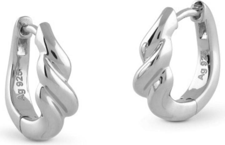Image du produit Guess 15MM FLUID TORCHON HUGGIES Boucles d'oreilles (Argent 925)