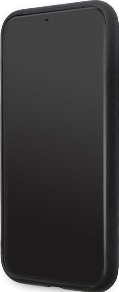 Produktbild Karl Lagerfeld KLHCN61SMHKNPK iPhone 11 / Xr 6.1" czarny/black Silicone Ikonik Metal Pin (Apple iPhone XR, Apple iPhone 11)