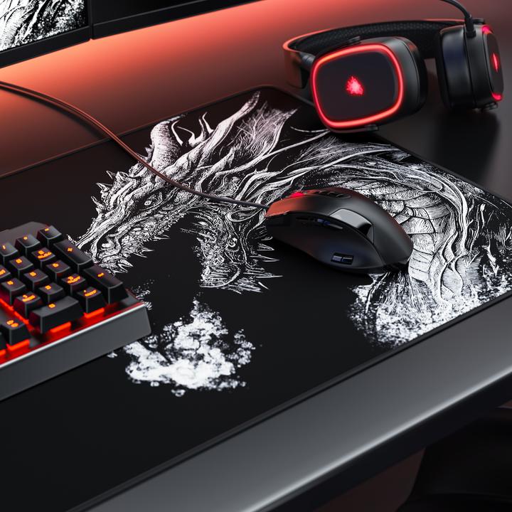 Image du produit Titanwolf Tapis de souris gaming, 900 x 400mm XXL Speed Gaming Mouse Mat, Mousepad Extra Large Surface, Black (XXL)