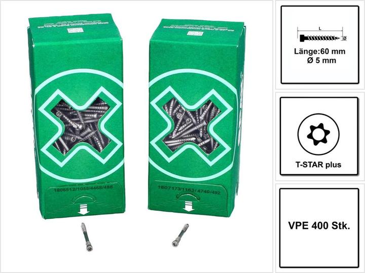 Productafbeelding Spax Zelftappende schroeven -D A2 (400 Schroeven per stuk)