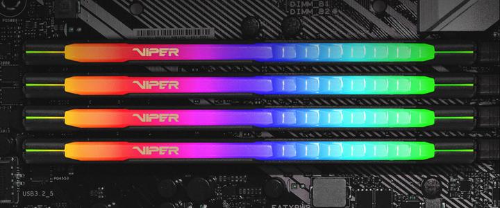 Produktbild Patriot Extreme Performance Viper Steel RGB (2 x 8GB, 3600 MHz, DDR4-RAM, DIMM)