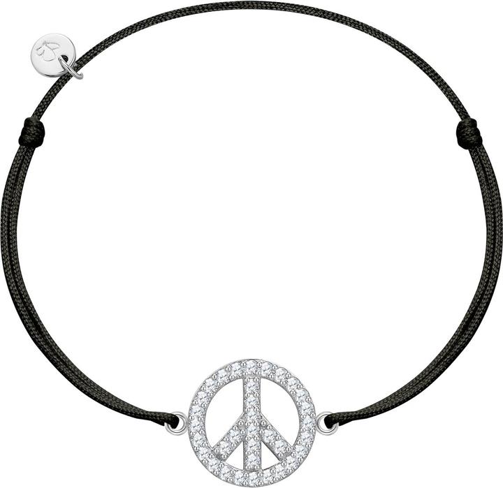 Glanzstücke München Damen Armband Peace - 36622 (22 cm, Sterling Silber)