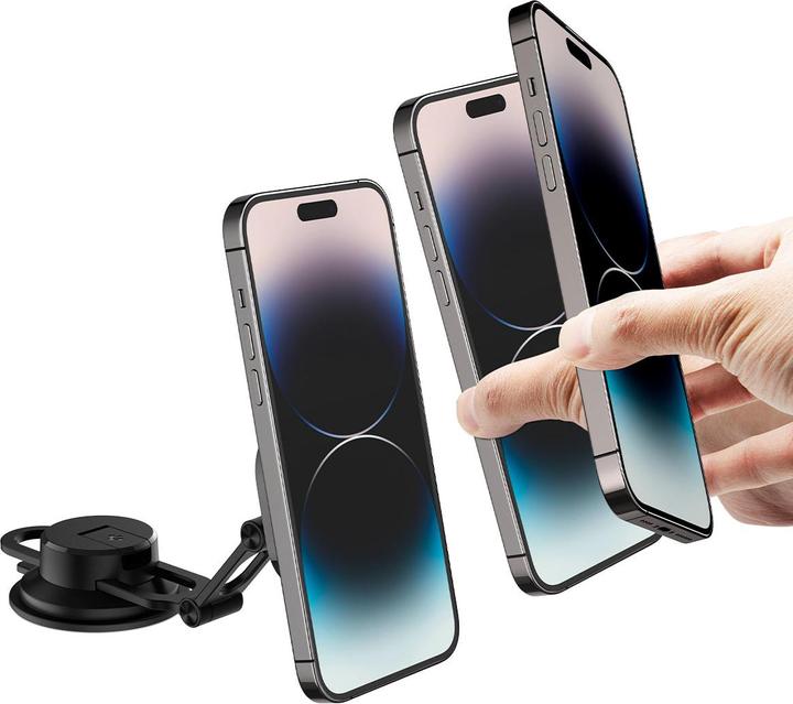 Produktbild Spigen Autohalterung ITS35-3 Onetap Magnetic Magsafe Windschutzscheibe & Armaturenbrett Autohalterung