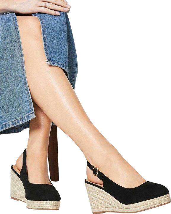Actual product image Dorothy Perkins Womens/Ladies Riya Sling Back Wide Wedge (36)