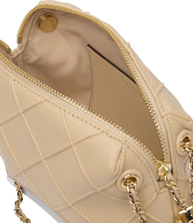 Immagine prodotto Tory Burch borsa crossbody fleming small in pelle trapuntata colore vaniglia
