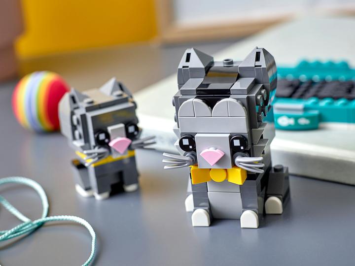 Produktbild LEGO BrickHeadz Kurzhaarkatzen (40441, LEGO Brickheadz)
