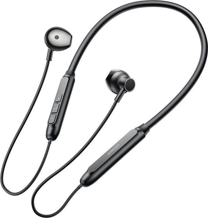 Produktbild Joyroom Magnetic Bluetooth Headphones Sport Neckband Earbuds 14.2mm - Black (30 h, Kabelgebunden)