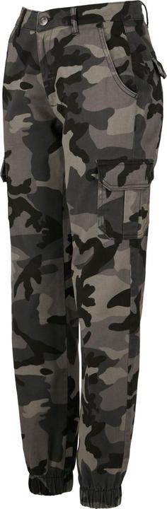 Actual product image Urban Classics Ladies High Waist Camo Cargo Pants (29)