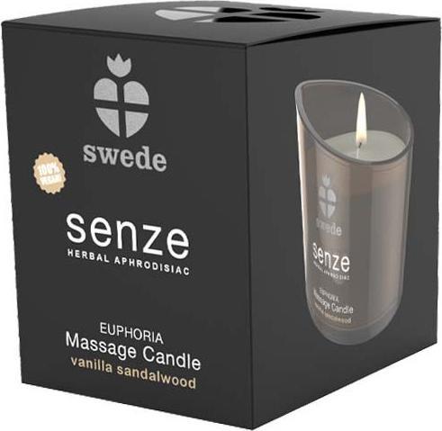 Actual product image Swede Senze Euphoria Massage Candle Vanilla Sandalwood (50 ml)