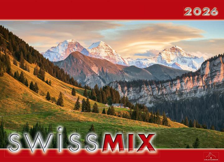 Actual product image Swiss Mix 2026 (31.5 x 23 cm, French, German)