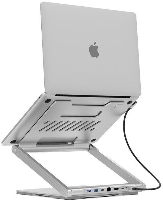 Levelo AeroLink Laptop Stand With Built-In Portable 7 In 1 Hub
