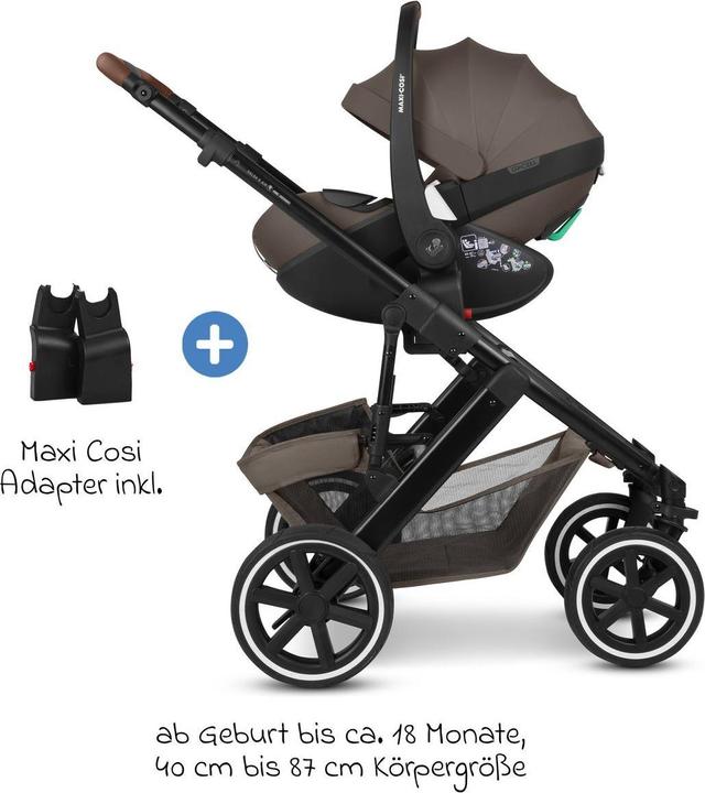 Produktbild ABC Design Kinderwagen 3 in 1 3in1 Kombi-Kinderwagen-Set Salsa 5 Air All