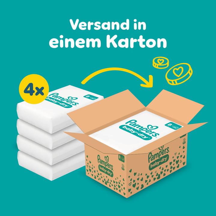 Image du produit Pampers Baby-Dry (Taille 8, Pack mensuel, 120 pièce(s))