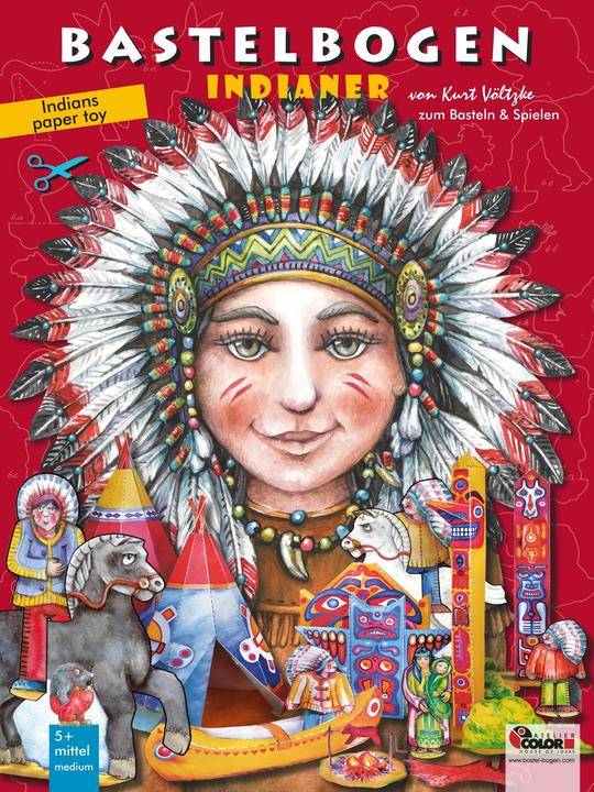 Produktbild Völtzke:Indianer Bastelbogen