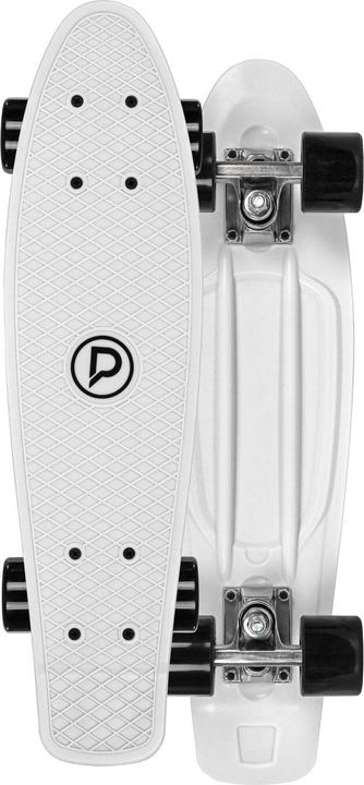 Actual product image Powerslide Rollschuhe Vinylboard 22*6", Weiss - schwarze Rollen (22.01")
