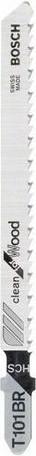 Actual product image Bosch Professional Zubehör Jigsaw blade T 101 BR Clean for Wood, pack of 25