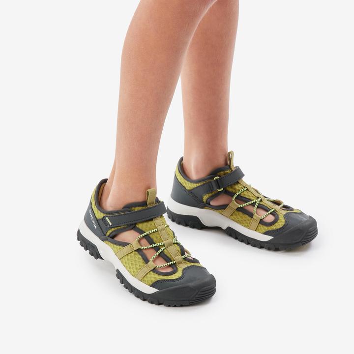 Actual product image Quechua Wanderschuhe Kinder atmungsaktiv Wandern - MH900 khaki (37)