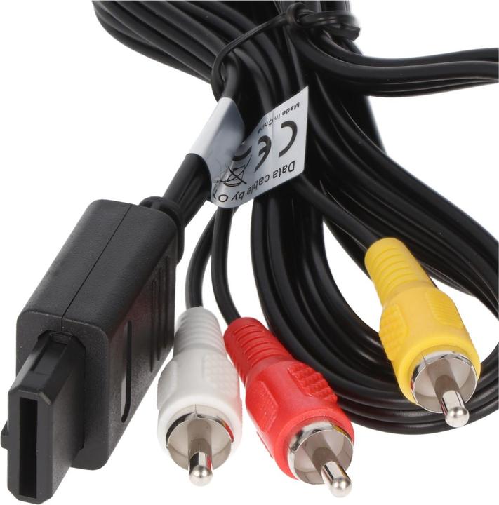 Image du produit AccuCell Câble vidéo Nintendo SNES, Super Nintendo, Super Famicom, N64, GameCube