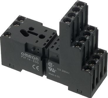 Omron Industrial Automation Relay socket 14pin, 12A, 250V, screw terminal (Relay socket)