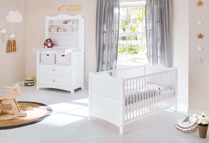 Florentina (Babybett, Wickelkommode)