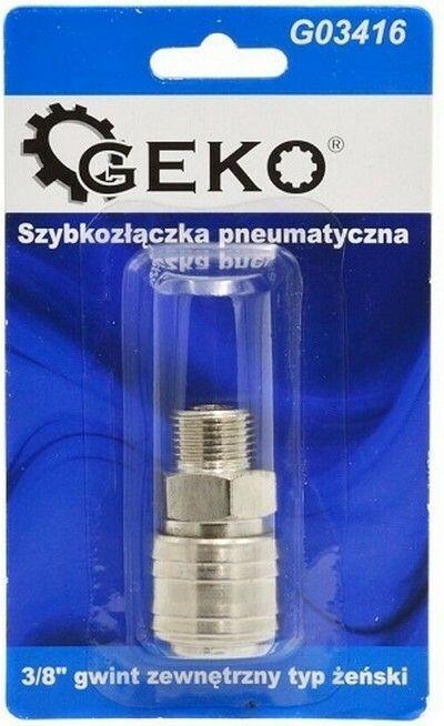 Produktbild GEKO Pneumatik-Schnellkupplung mit Aussengewinde 3/8 IG