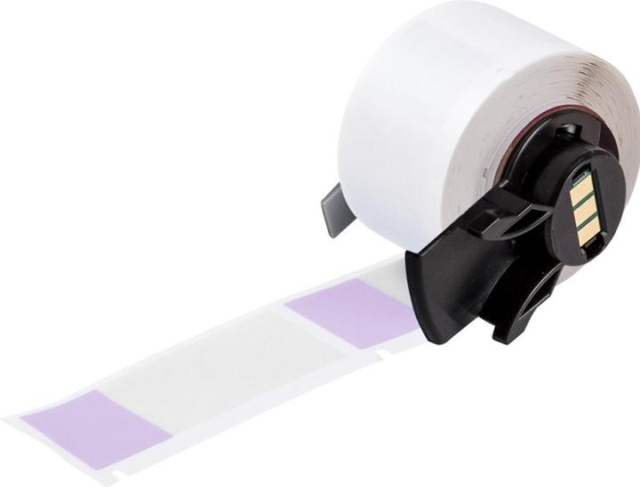 Immagine prodotto Brady M6-21-427-PL, vinile, autolaminante, viola/trasparente, opaco, 25,40 x 19,05(63,50) mm (2.54 cm)