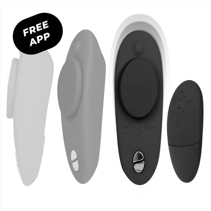 Actual product image We-Vibe Moxie+ Satin Black