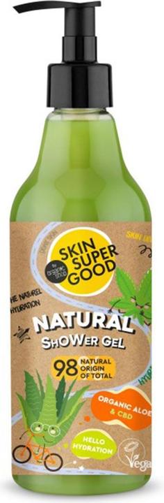 Skin super good Natürliches Bio Aloe Vera Badegel mit Diffusor 500ml (500 ml)