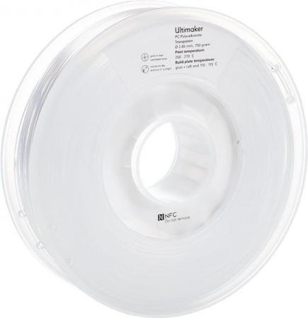 Immagine prodotto Ultimaker Filamento (policarbonato) (PC, 2.85 mm, 750 g, Trasparente)