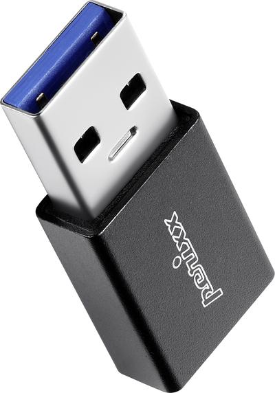 Actual product image Perixx USB 3.2 Gen 1 (USB 3.0) adapter (1x USB 3.2 Gen 1 plug A (USB 3.0) - 1