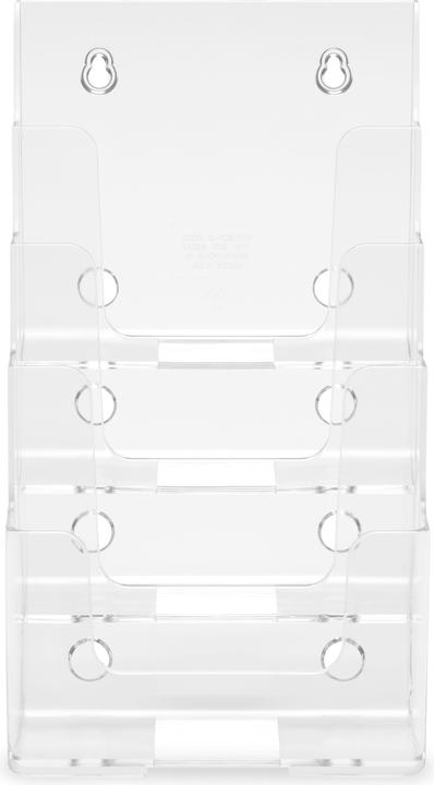 Actual product image Deflecto Brochure holder Docuholder A5 77901 high, 4 compartments (A5)