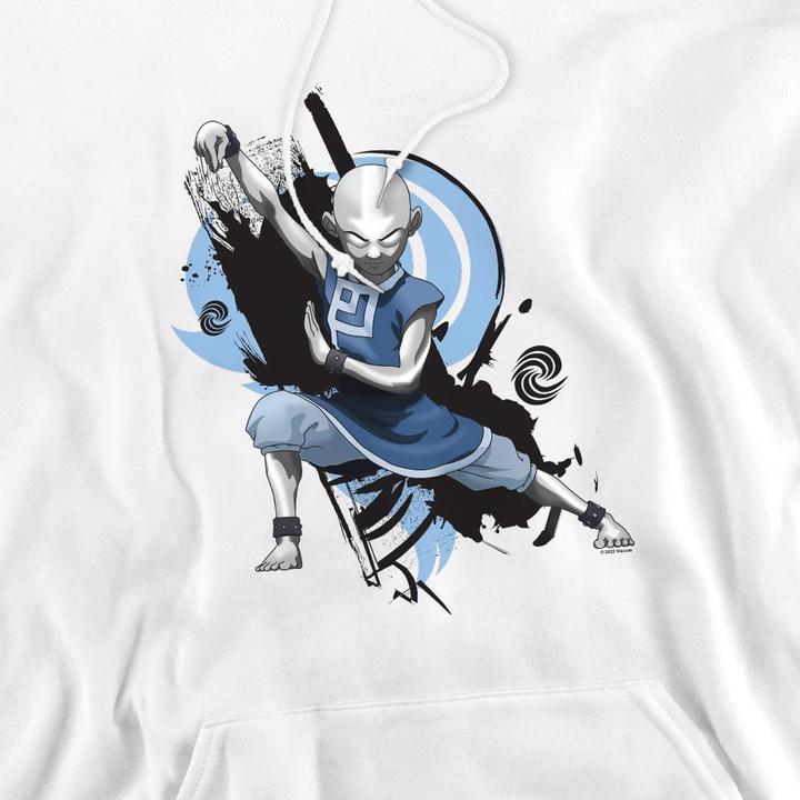 Immagine prodotto Avatar: The Last Airbender Energybending Felpa con Cappuccio Aang Uomo (S)