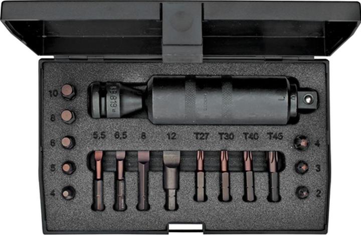 Gedore K 1900-018 Schraubenlösersatz 1/2", 18-teilig