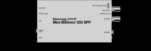 Image du produit Blackmagic 2110 IP Mini BiDirect 12G SFP