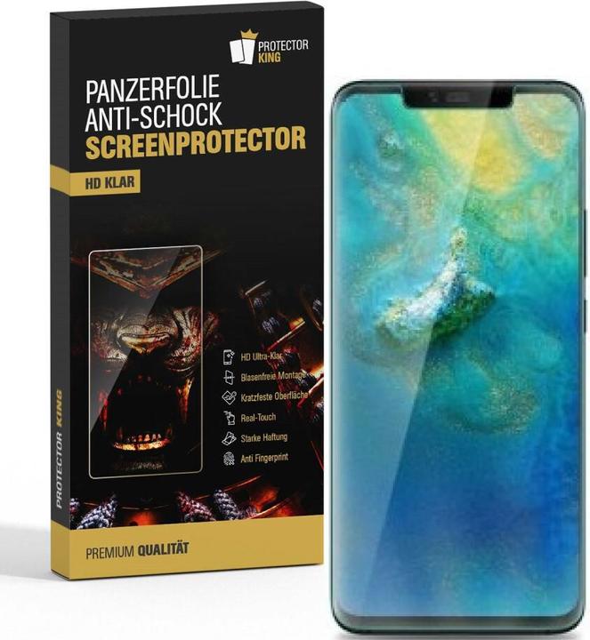 Produktbild Protectorking 2x Panzerfolie Anti-Shock HD Klar (2 Stück, Huawei Mate 20 Lite)