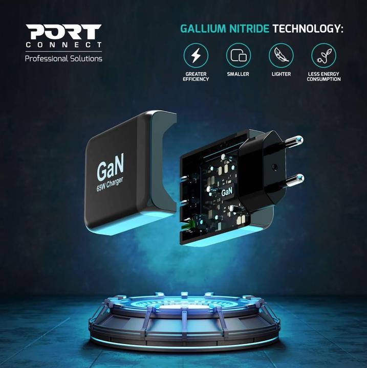 Produktbild Port Designs PORT Connect strømforsyningsadapter - (65 W)