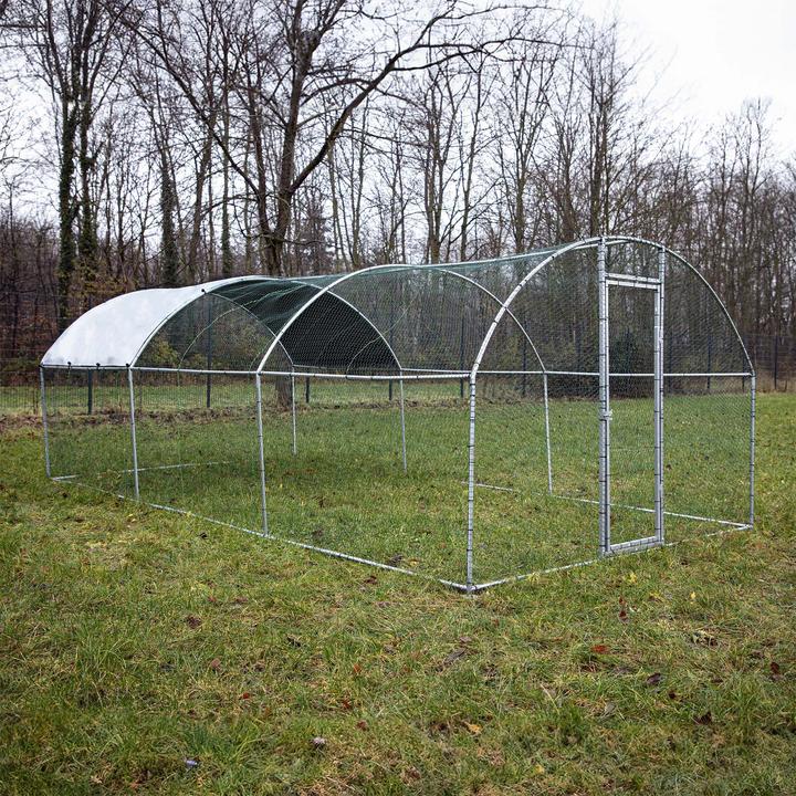 Wiltec Fudajo XXL free-range enclosure 6x2.95x2m outdoor enclosure aviary chicken coop animal enclosure