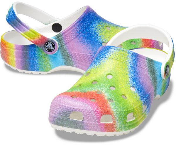 Actual product image Crocs Classic Spray Dye Clog (37)